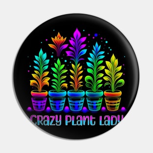 Crazy Plant Lady Pin