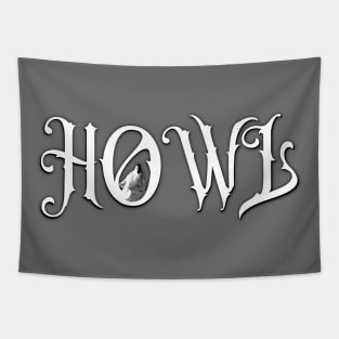 Howl, Wolf Howling Tapestry