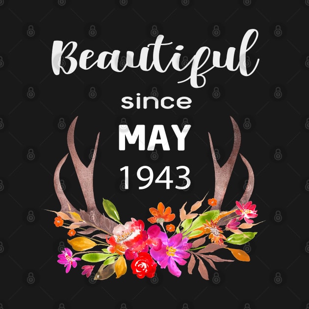 Deer Antler Elk Hunting Flower Horn Beautiful Since May 1943 by familycuteycom