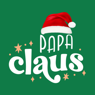 Christmas Family Pajamas Papa Claus T-Shirt