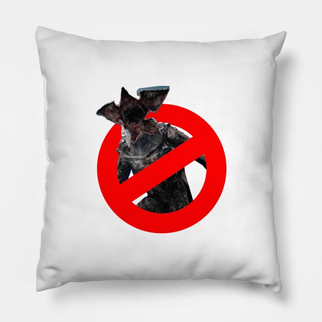 demogorgon busters Pillow by claudiolemos