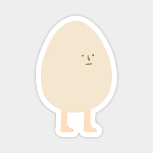 Egg with Legs | Cute | Weird | High Quality | Gift | Minimalist Magnet