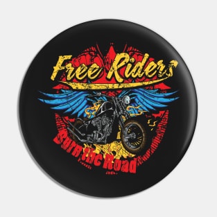 Free Riders Pin