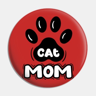 Cat Mom Pin