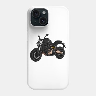 Monster 821 Bike Illustration Phone Case