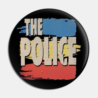 the police vintage Pin