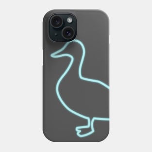 80's Gift 80s Retro Neon Sign Duck Phone Case