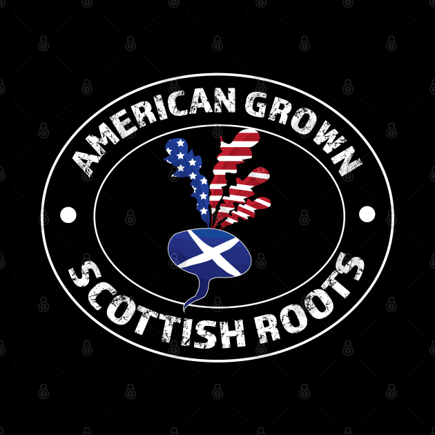 American grown with scottish roots shirt scottish pride by ayelandco