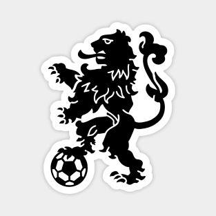 Dutch lion with soccer ball Netherlands soccer dutch soccer Magnet