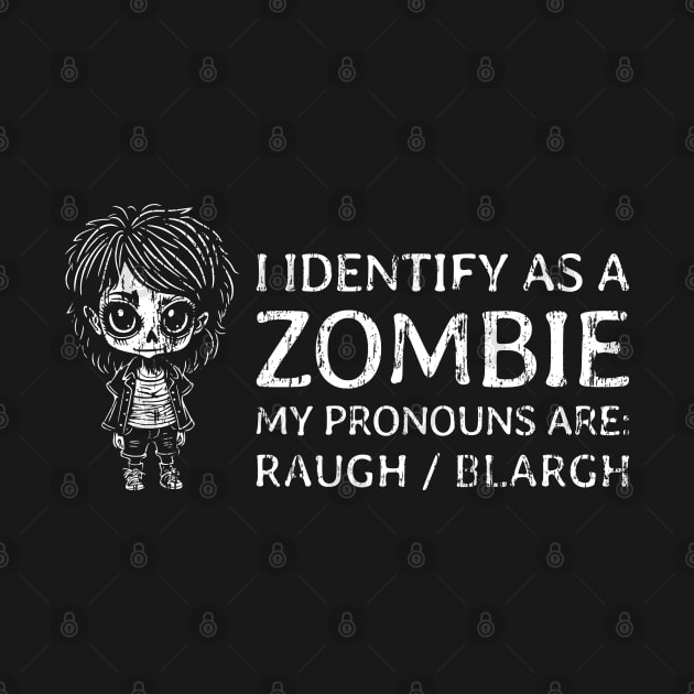 Funny Girl Zombie Pronouns - 2 by NeverDrewBefore