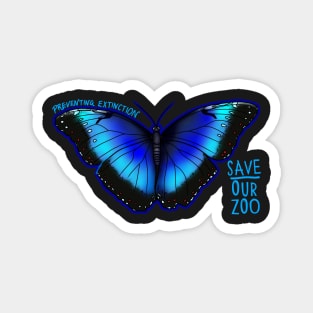 Day 17- Blue Morpho Butterfly Magnet