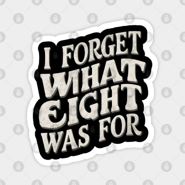 Distressed Silver color I forget what eight was for Magnet by thestaroflove