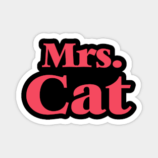 cat lover - mr. cat Magnet