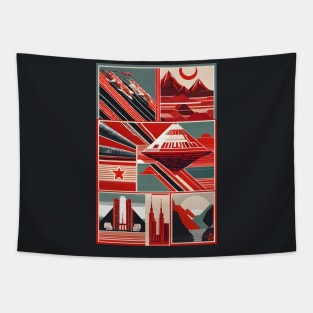 Soviet union art Tapestry