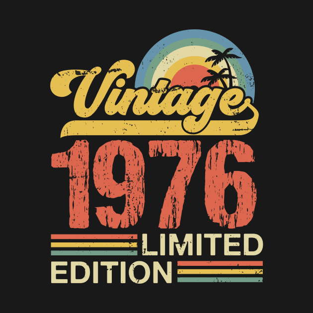 Retro vintage 1976 limited edition by Crafty Pirate 