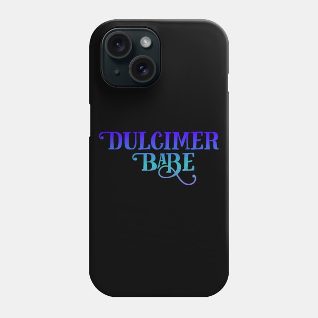 Dulcimer Babe Phone Case by coloringiship