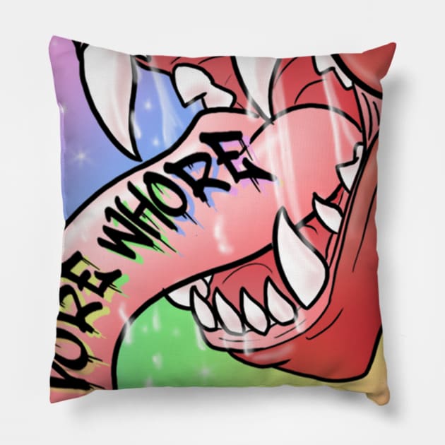 Vore Whore Pillow by HoneyHeartStudios