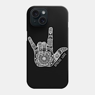 Spread Love (white) Phone Case