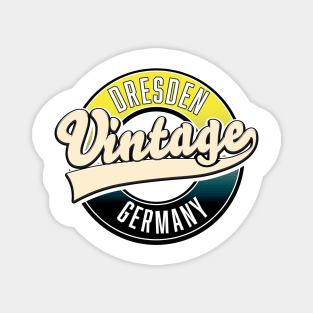 Dresden vintage style logo Magnet