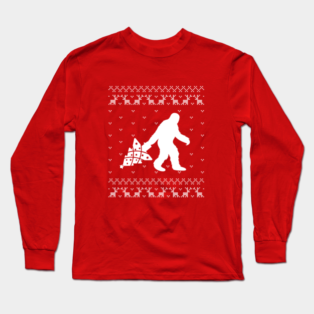 bigfoot christmas t shirt