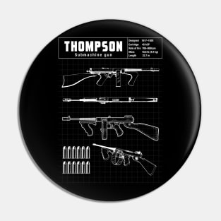 THOMPSON SUBMACHINE GUN Pin