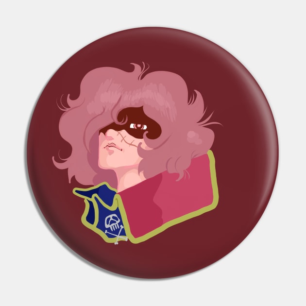 Captain Harlock Pin by WishyWashy