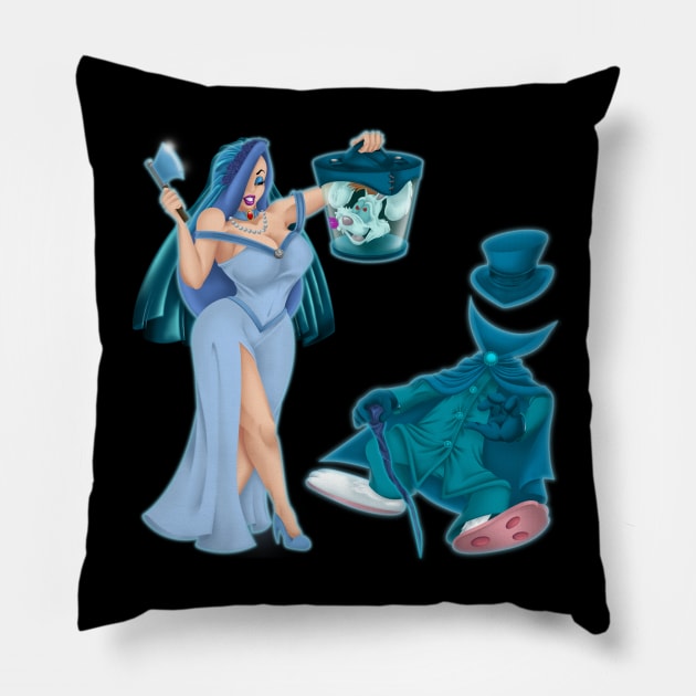 Haunted Couple Pillow by RCBrock