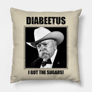 RETRO STYLE - DIABEETUS I GOT THE SUGARS! Pillow