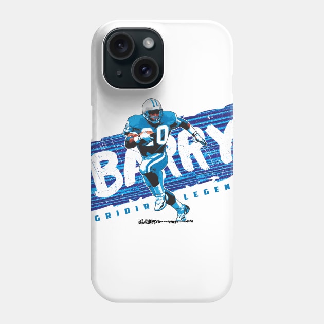 Barry Sanders tee t-shirt Phone Case by goderslim