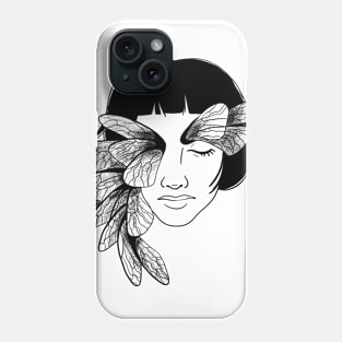 Moth Woman Phone Case