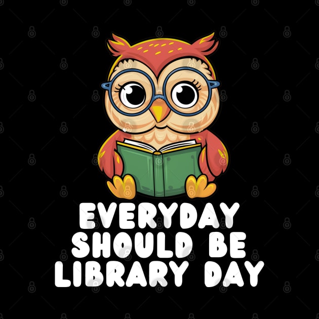 Owl Library Day by Estrella Design