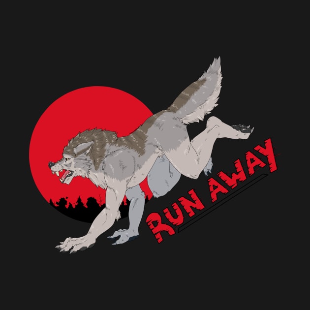 Run Away Werewolf by SierraAshura