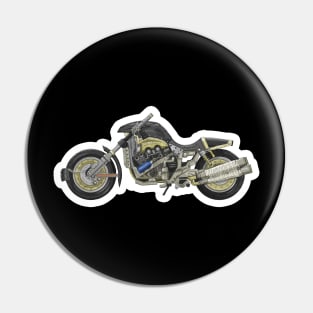 Hardy-Daytona (Cloud Strife's bike) Pin