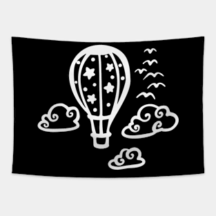 Air Balloon Adventure Tapestry