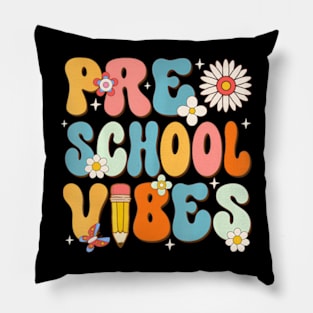 First Day Of School Preschool  Back to School Pillow