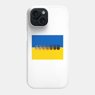 Peace Anti-War Ukraine national country flag Phone Case