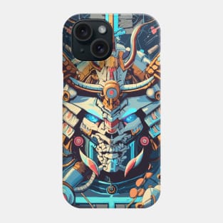 Mecha Oni Samurai Mask Phone Case