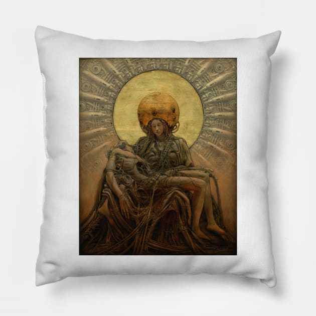 Android Pieta Pillow by Gric