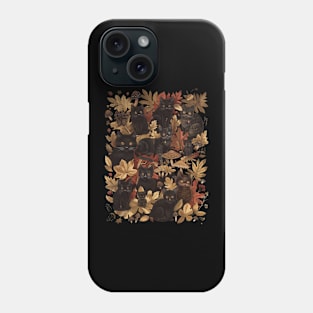 Cat Mushroom Mysteries Purrfectly Curious Phone Case