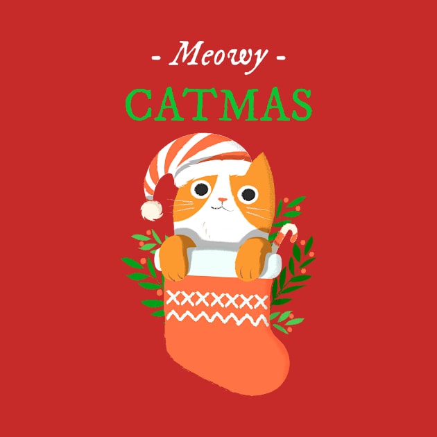 Meowy Catmas! by MellowGroove