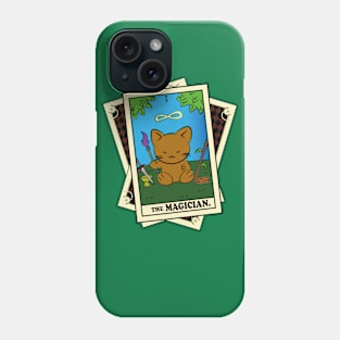 TAROT CARDS DECK | THE MAGICIAN. | FORTUNE CAT Phone Case