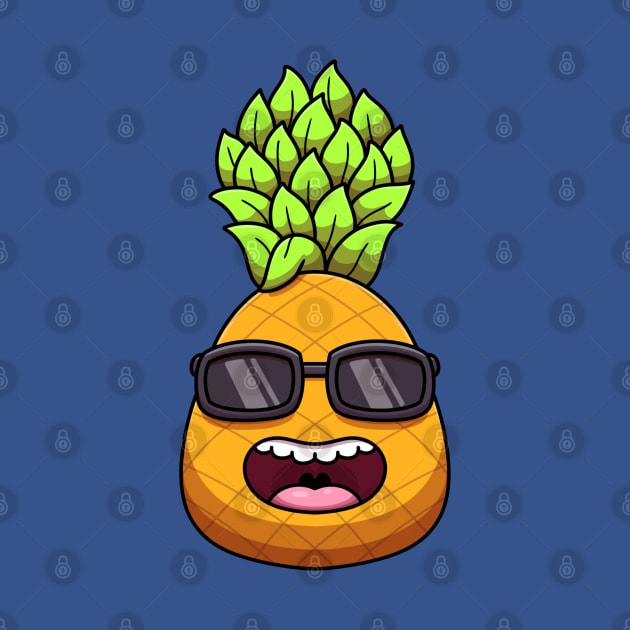 Cool Pineapple by TheMaskedTooner