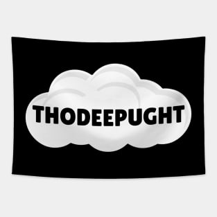 THODEEPUGHT - Nerds favorite Yoga riddle Tapestry