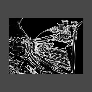 GT40 Engine Tracing T-Shirt