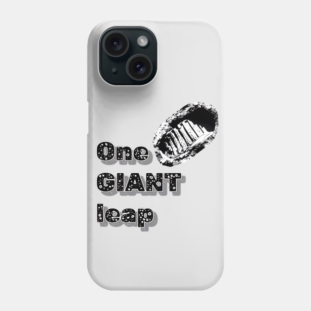 One GIANT leap for Mankind Phone Case by Red Island