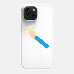 cleaning hand Phone Case