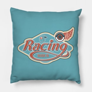 Bike Racing Rider Pillow