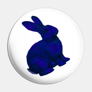 Blue easter Bunny Pin