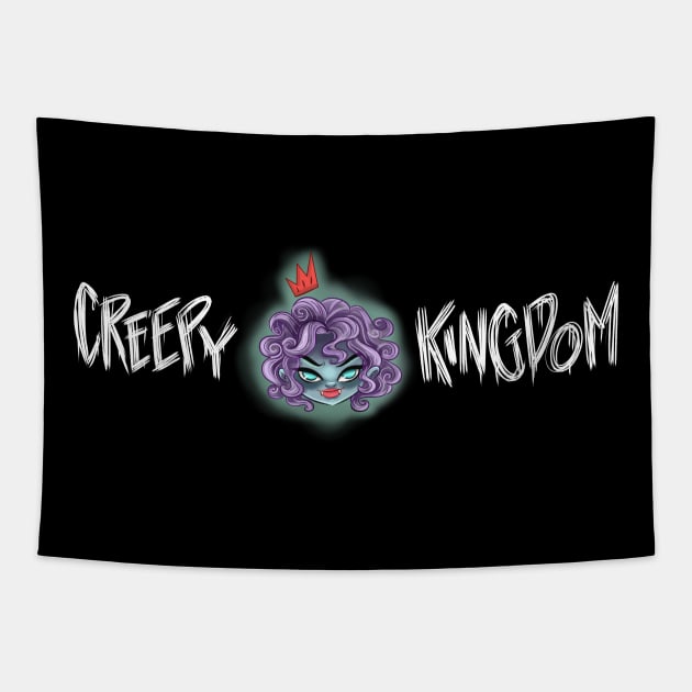 Creepy Kingdom Logo Tapestry by Creepy Kingdom