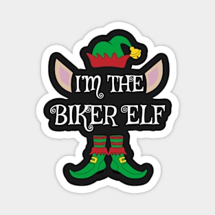 I'm The Biker Christmas Elf Magnet